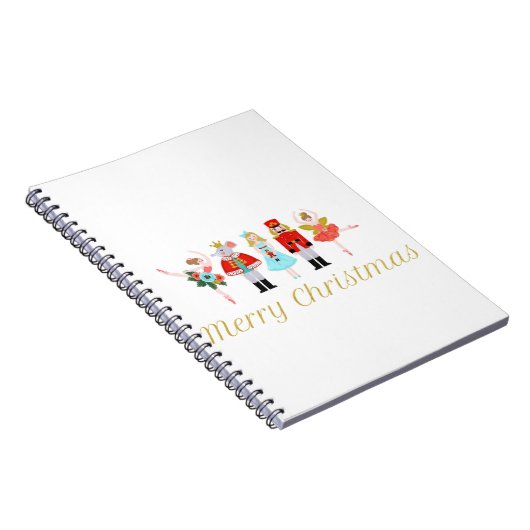 Nutcracker Ballet Kerstmis Notitieboek (Rechterzijde)