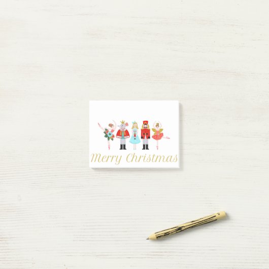 Nutcracker Ballet Kerstmis Post-it® Notes (Op bureau)