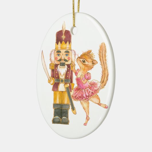 Nutcracker Ballet Oval Ornament (Links)