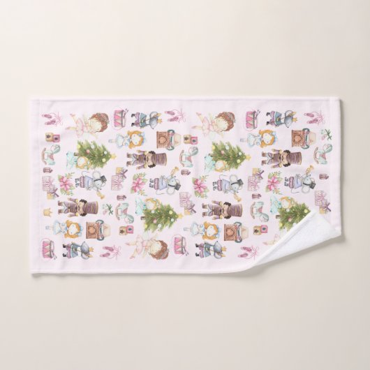 Nutcracker Ballet Pattern Bath Towel Set Bad Handdoek (Handdoek)