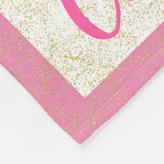 Nutcracker Ballet Personalize/Roze Fleece Blanket Deken (Hoek)