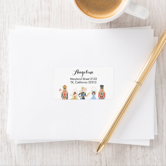 Nutcracker Ballet Return Address Labels (Insitu)