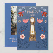 Nutcracker-ballet Staande Klok Foto Kaart (Voorkant / Achterkant)