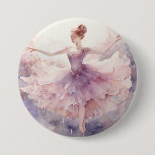 Nutcracker Ballet Sugarplum Fairy  Ronde Button 7,6 Cm (Voorkant)