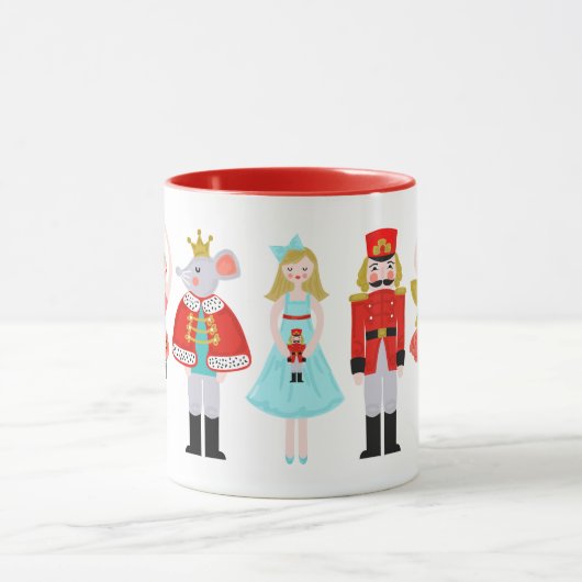 Nutcracker Ballet tekent kerstmis Mok (Midden)
