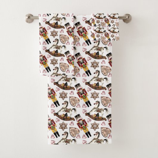 Nutcracker Bathroom-handdoekset Bad Handdoek (Insitu)