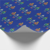 Nutcracker Bears Wrapping Paper Cadeaupapier (Hoek)