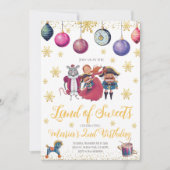 Nutcracker Birthday Party Invitation Kaart (Voorkant)