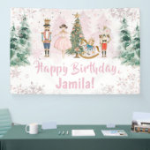 Nutcracker Birthday Sugar Plum Party Spandoek (Beurs)