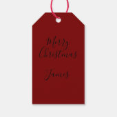 Nutcracker Cadeaulabel (Achterkant)