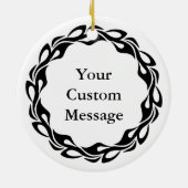 Nutcracker Candy Canes Keramisch Ornament (Achterkant)