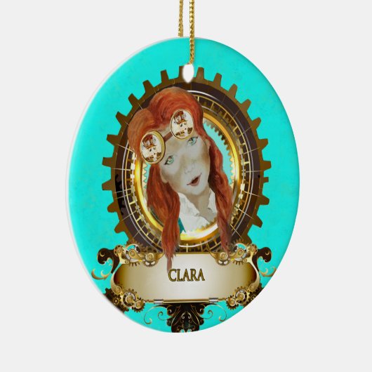 Nutcracker Ceramic Cirnament CLARA Keramisch Ornament (Rechts)