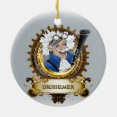 Nutcracker Ceramic Cirnament DROSSELMEIR Keramisch Ornament (Achterkant)