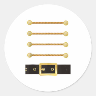 Nutcracker Character Soldier Costume Uni Ronde Sticker