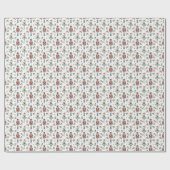 Nutcracker Christmas Ballerina Ballet Festive Cadeaupapier (Vlak)