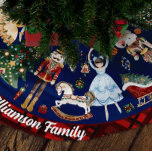 Nutcracker Christmas Ballet Aquarelle Vintage<br><div class="desc">Ajoutez une touche de magie de vacances à votre décor de Noël avec cette superbe jupe Nutcracker Ballet Christmas Tree ! Doté de personnages classiques tels que les soldats de Nutcracker, le Mouse King, les fées de Sugarplum et Clara, ce design d'inspiration vintage donne vie au ballet bien-aimé sous votre...</div>