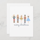  Nutcracker Christmas Cards Feestdagenkaart (Voorkant / Achterkant)