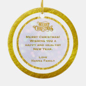 Nutcracker Christmas, Family Holiday Keepsake Gift Keramisch Ornament (Achterkant)