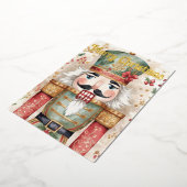 Nutcracker christmas folie feestdagenkaart (Gedraaid)