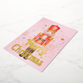 Nutcracker christmas folie feestdagenkaart (Gedraaid)