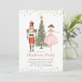 Nutcracker Christmas Party Invitation (Debout devant)
