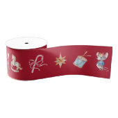 Nutcracker Christmas Ribbon Grosgrain Lint (Spoel)
