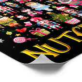 Nutcracker Christmas Tree Ballet Dance Women Kids  Poster (Hoek)