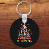 Nutcracker Christmas Tree Ballet Dance Women Kids  Sleutelhanger (Voorkant)