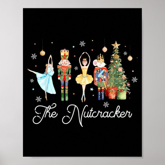 Nutcracker Christmas Xmas Family Matching Pajamas Poster (Voorkant)