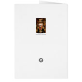 Nutcracker Closeuse Carte de Noël (Dos)