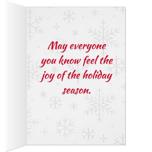 Nutcracker Closeuse Carte de Noël (Intérieur (Droit))