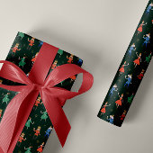 Nutcracker Cocktail Party Christmas Cadeaupapier