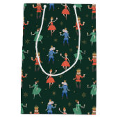 Nutcracker Cocktail Party Christmas Medium Cadeauzakje (Achterkant)