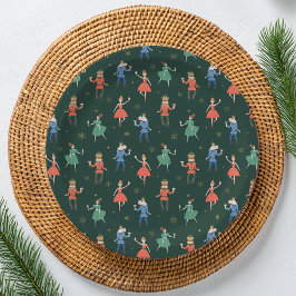 Nutcracker Cocktail Party Christmas Papieren Bordje