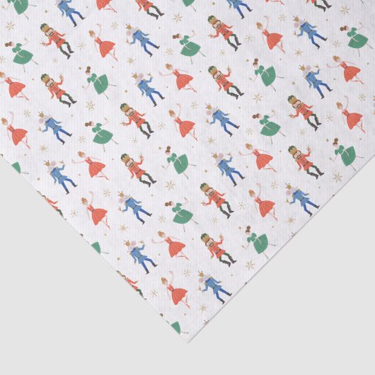 Nutcracker Cocktail Party Christmas Tissuepapier (Detail)