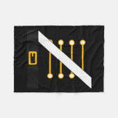 Nutcracker Costume Uniform Matching Toy Soldier Ha Fleece Deken (Voorkant (Horizontaal))