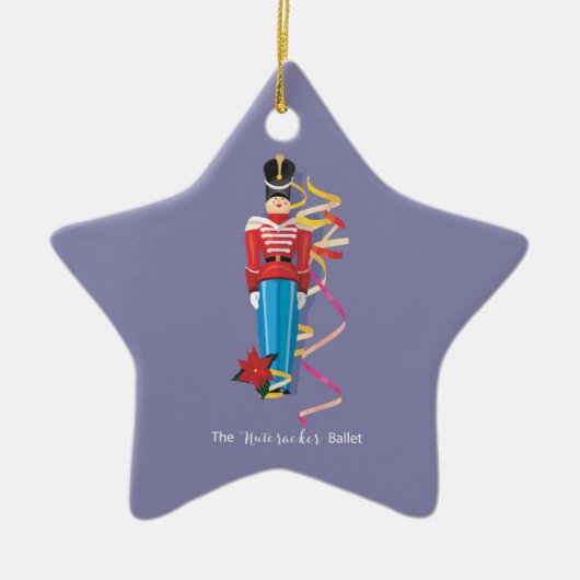 Nutcracker Dance Ballet Performance Gefeliciteerd Keramisch Ornament (Voorkant)
