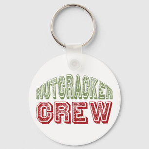 Nutcracker Dance Crew Design voor Kerstmis Sleutelhanger