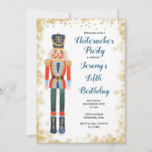 Nutcracker de la marine Anniversaire Invitation de (Devant)