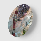 NUTCRACKER/DECORATIONS CHRISTMAS CLOCK RONDE KLOK (Hoek)