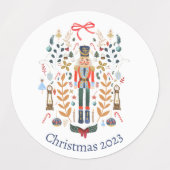 Nutcracker Design Stickers de Noël Étiquettes (Design 1)
