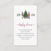 Nutcracker Display Shower Enclosure Card Informatiekaartje (Voorkant)