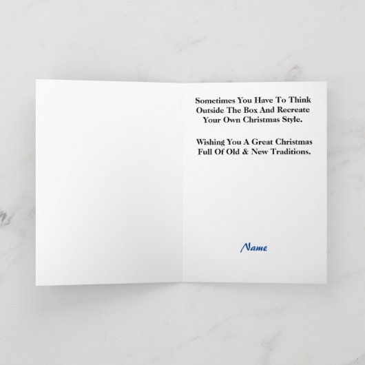 Nutcracker en Candy Cane-kerstkaart Kaart (Binnen)