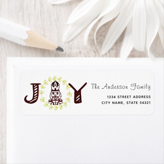 Nutcracker Étiquette Joy (En situation)