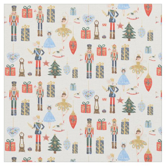 Nutcracker Fabric Stof (Close Up)