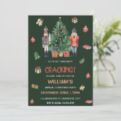 Nutcracker Fête de Noël Invitation (Debout devant)