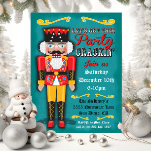 Nutcracker Fête de Noël Invitation
