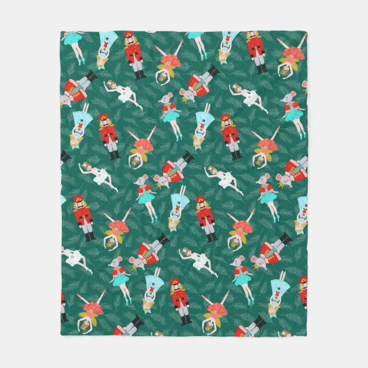 Nutcracker Fleece Blanket Deken (Voorkant)