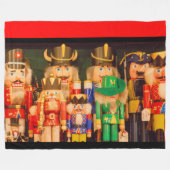 Nutcracker Fleece Throw Blanket Deken (Voorkant (Horizontaal))