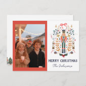 Nutcracker Foto kerstfeestdag Kaart (Voorkant / Achterkant)